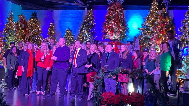 telethon celebrants on stage